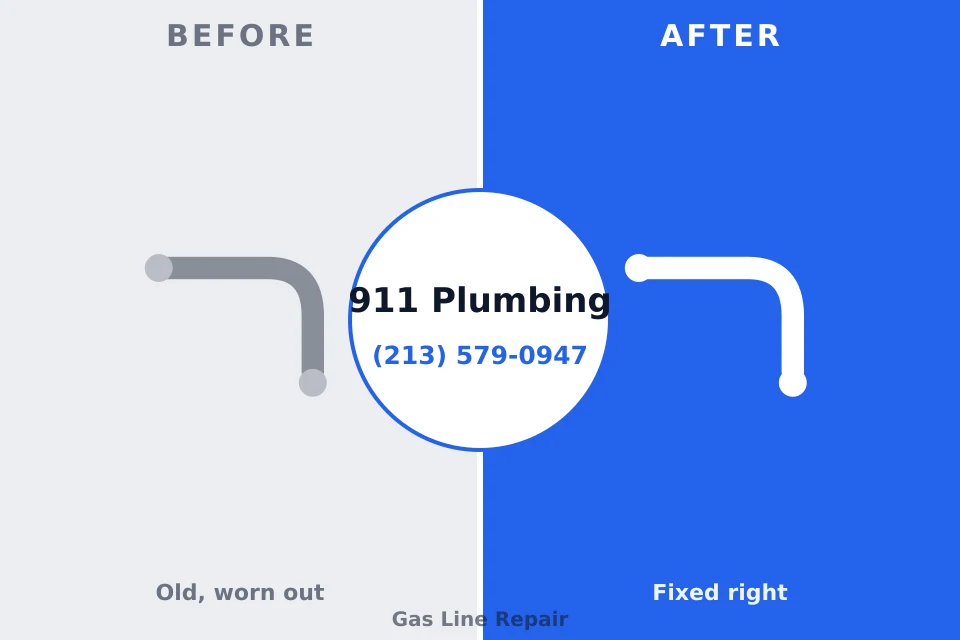 Before and after: plumbing repair South Waverly, PA